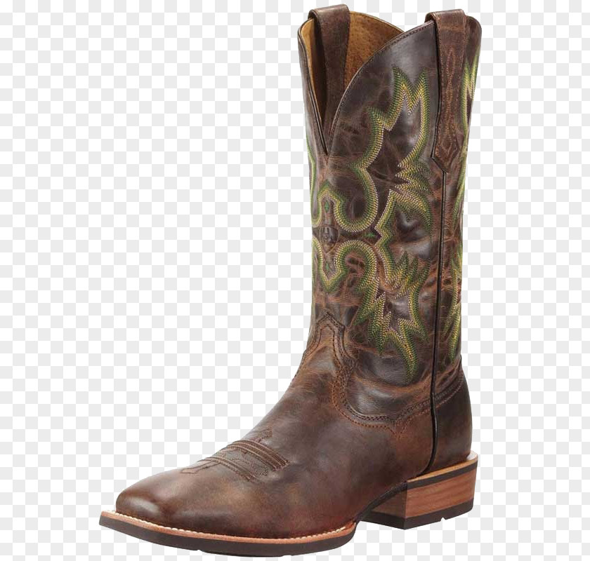 Boot Cowboy Ariat Riding Leather PNG