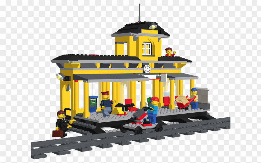 Lego Train Station The Group Toy Block Product PNG