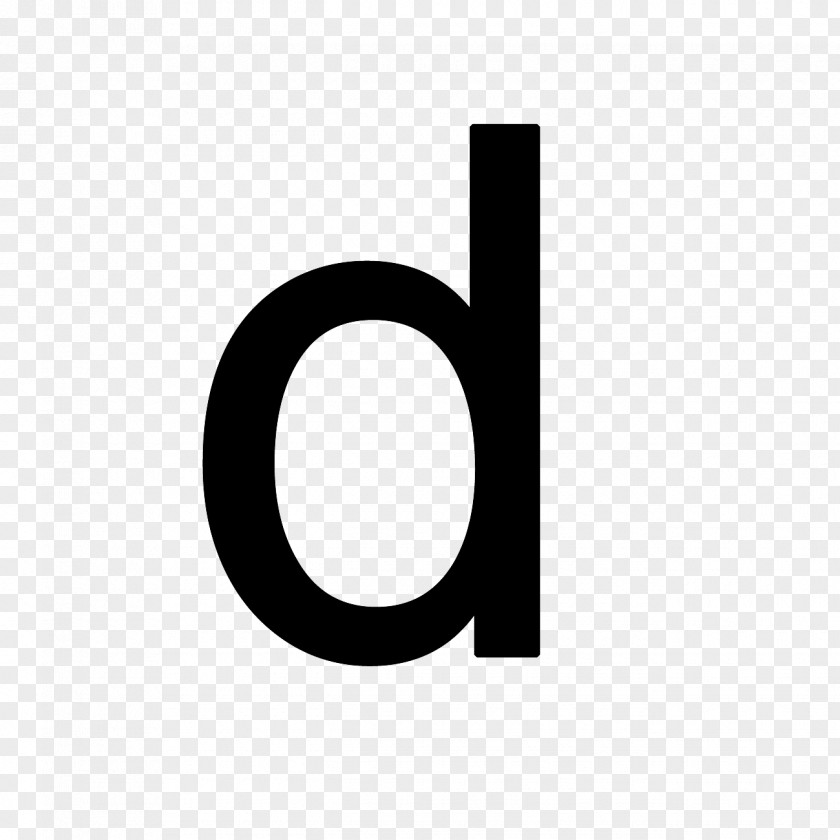 Letter D Logo Brand Font PNG
