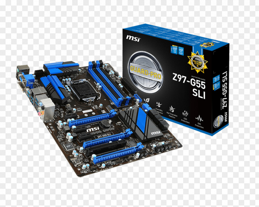 Motherboard LGA 1150 CPU Socket ATX MSI PNG