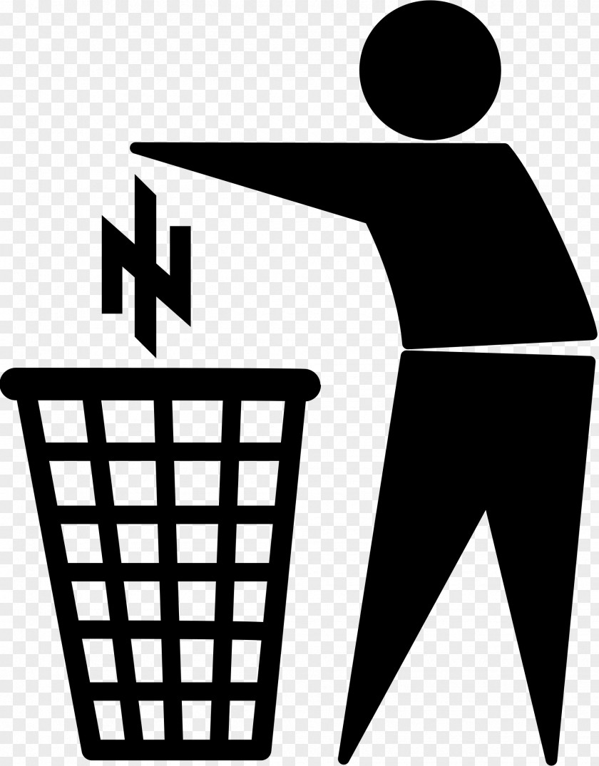 Ocean Trash Tidy Man Rubbish Bins & Waste Paper Baskets Logo Clip Art PNG