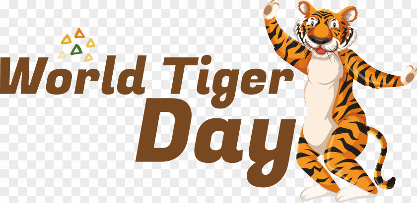 Tiger Cat Cartoon Small Logo PNG