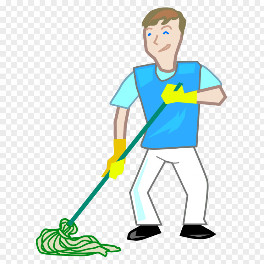 Cleaning Male Clip Art PNG