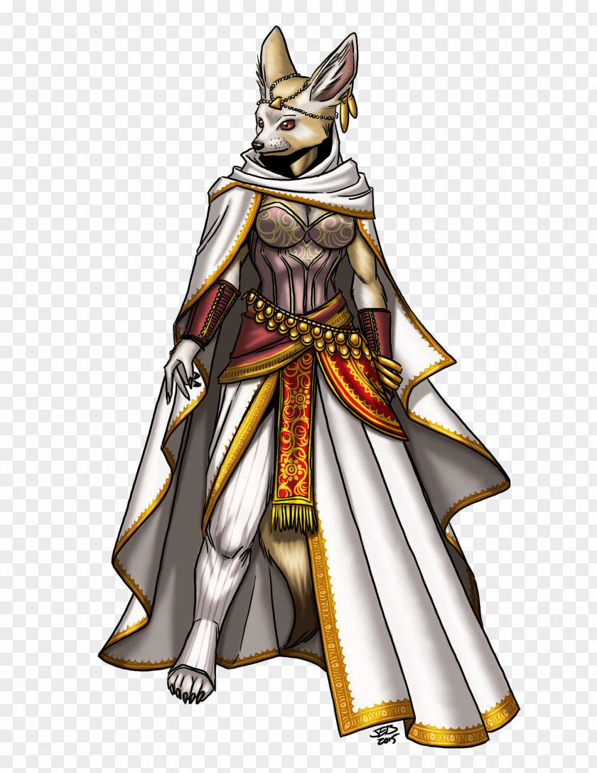 Knight Robe Costume Design PNG