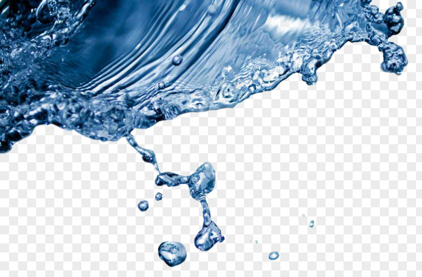 Splashing Water Droplets Purified Drop Splash Liquid PNG