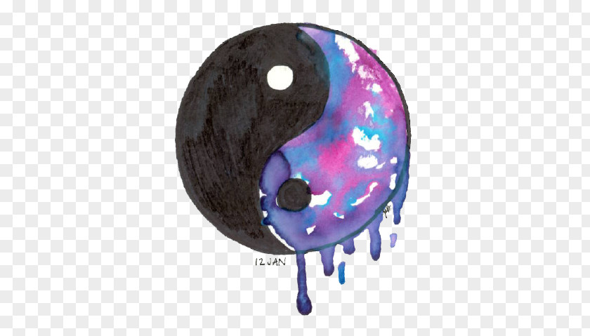 Symbol Drawing Yin And Yang PNG