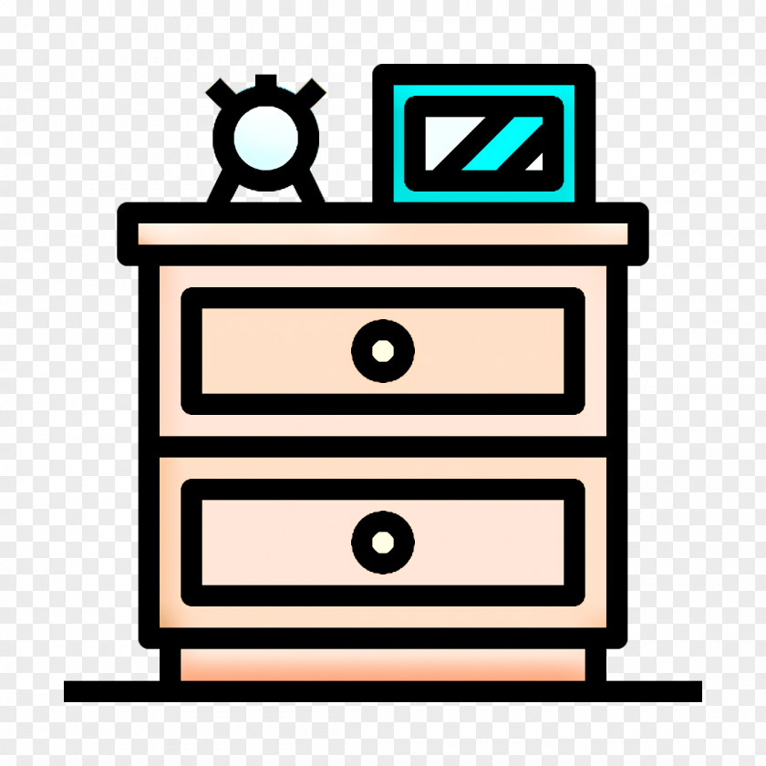 Home Decoration Icon Night Stand PNG