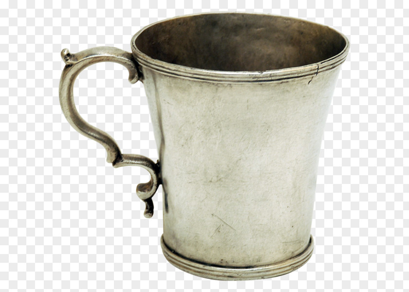 Silver Cup Coffee Mug Pitcher PNG