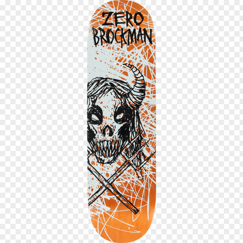 Skateboard Zero Brockman Dark Ages Deck -8.62 Impact Light Only Skate Skateboards PNG