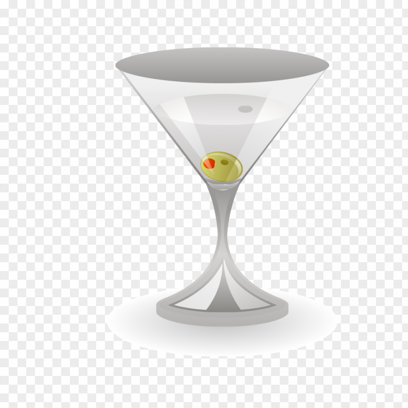 White Glass Wine Cup Martini Cocktail PNG