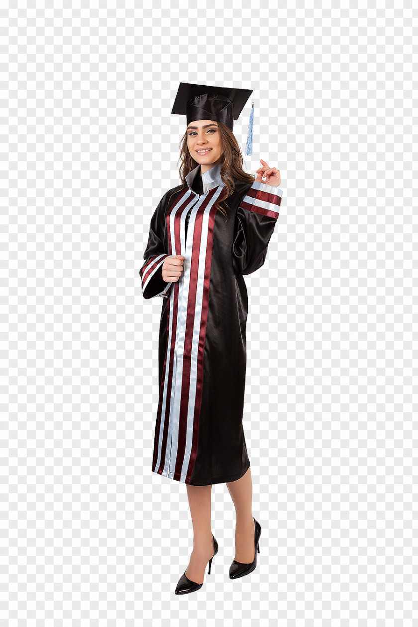 Academic Dress Robe Graduation Ceremony Academician Square Cap PNG