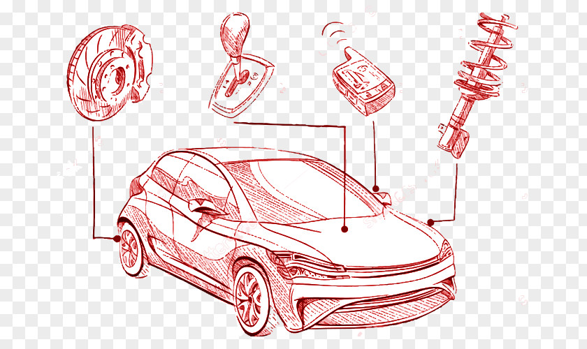 Car Drawing Automotive Design Automobile Repair Shop PNG