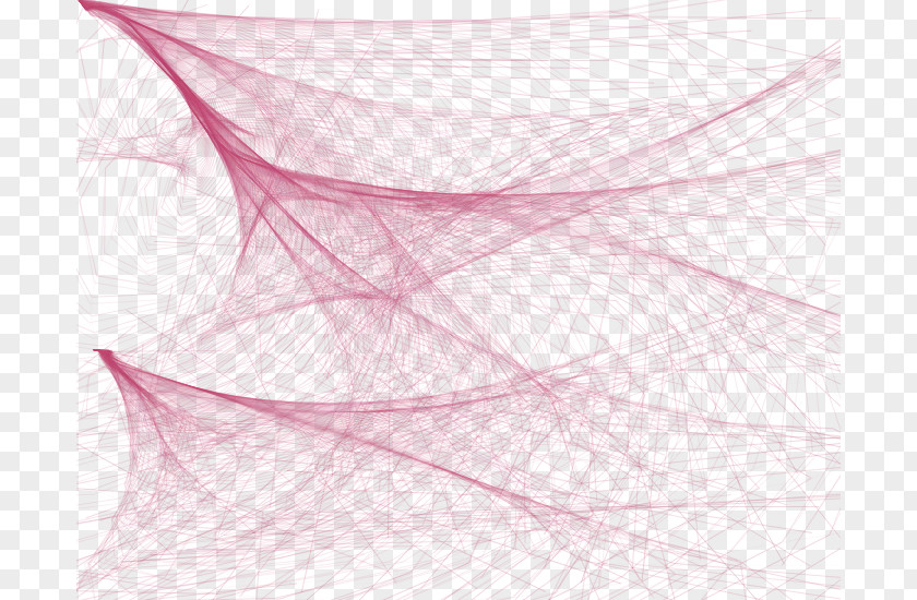 White Pink Line Pattern Drawing PNG