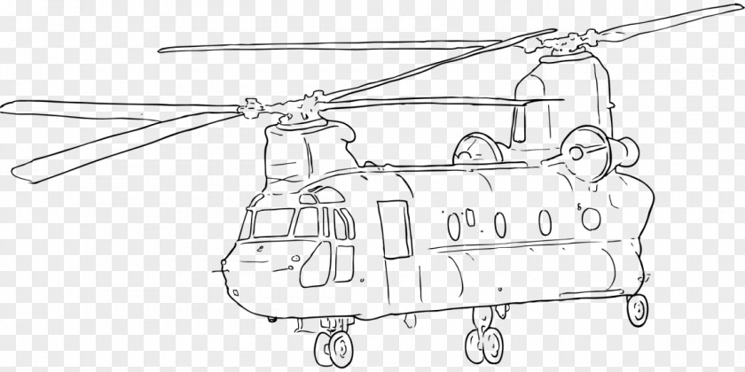 Helicopter Boeing CH-47 Chinook Rotor Vertol CH-46 Sea Knight PNG