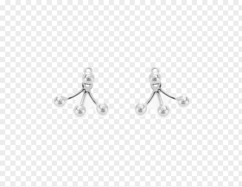 Jewellery Pearl Earring Silver PNG