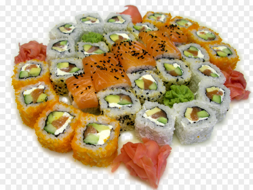 Sushi California Roll Sashimi Gimbap Smoked Salmon Canapé PNG