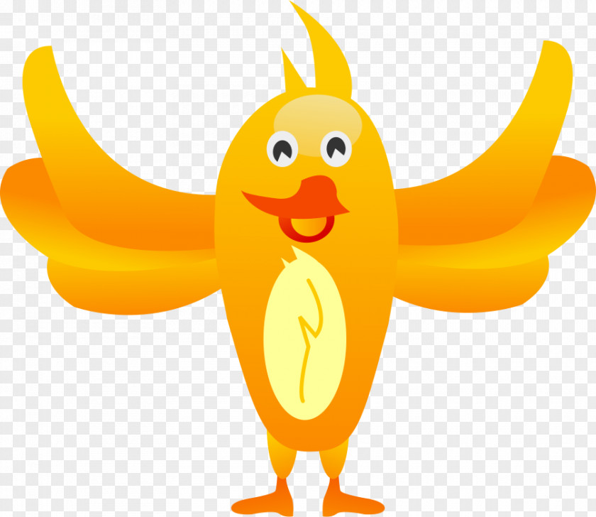 Yellow Cliparts Bird Orange Clip Art PNG