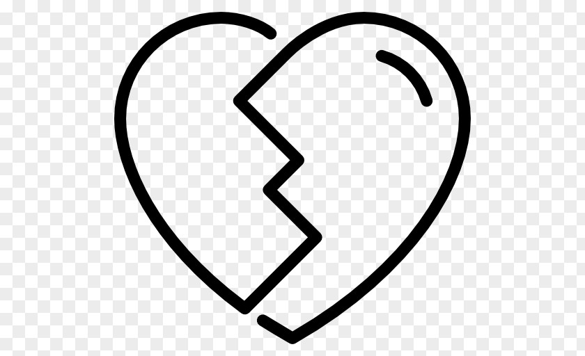 Broken Or Splitted Heart Vector PNG