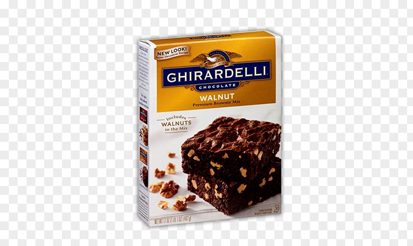 Chocolate Brownie Fudge Ghirardelli Company Caramel PNG