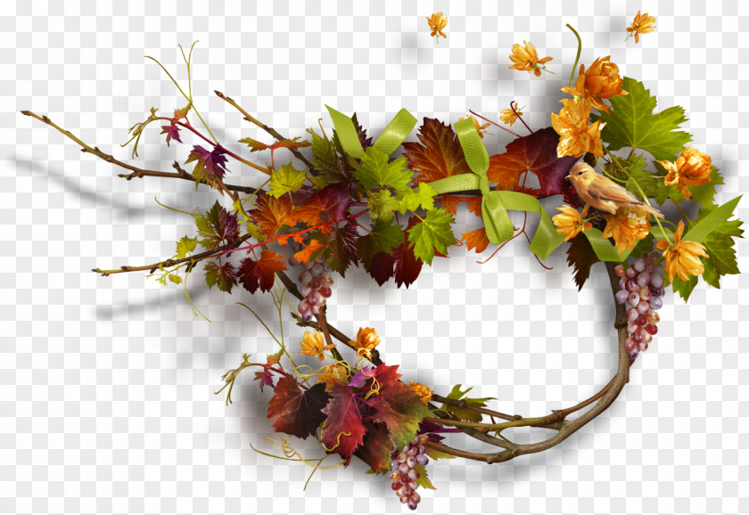 Falling Autumn Clip Art PNG