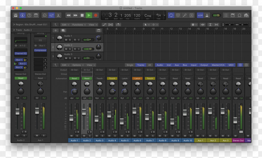 Logic Pro Audio Mixers Sound Computer Software Mixing PNG