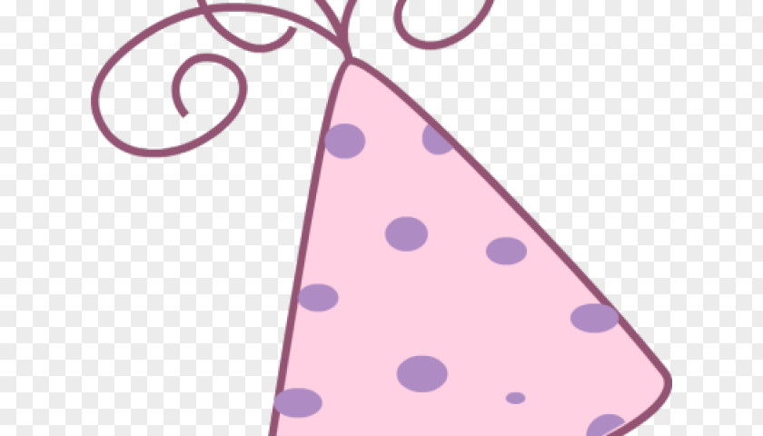 Polka Dot Birthday Hat Party Clip Art PNG