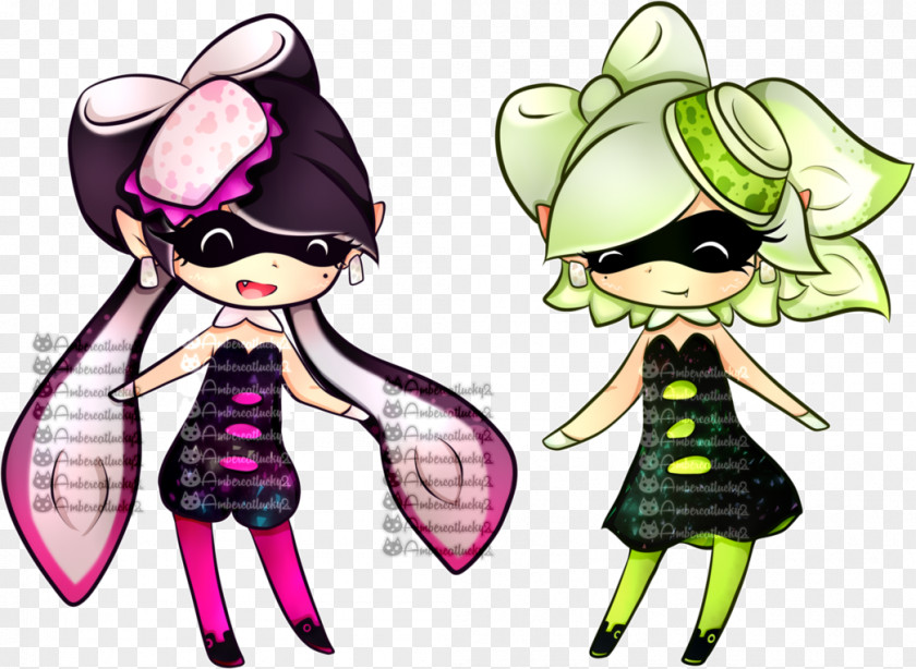 Squid Sisters Scoop Neck T-shirt Sister PNG