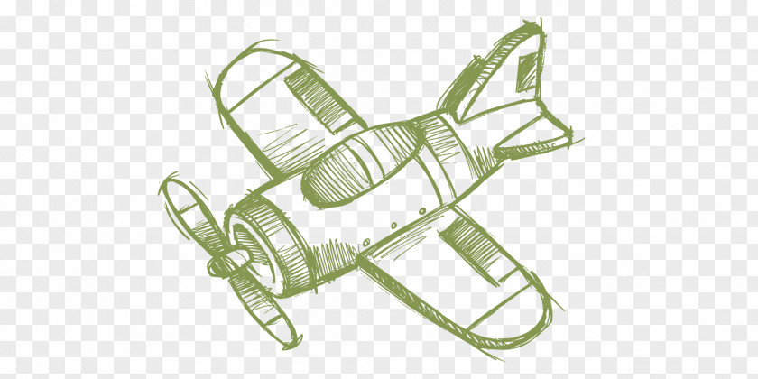 Aircraft Airplane Royalty-free Sketch PNG