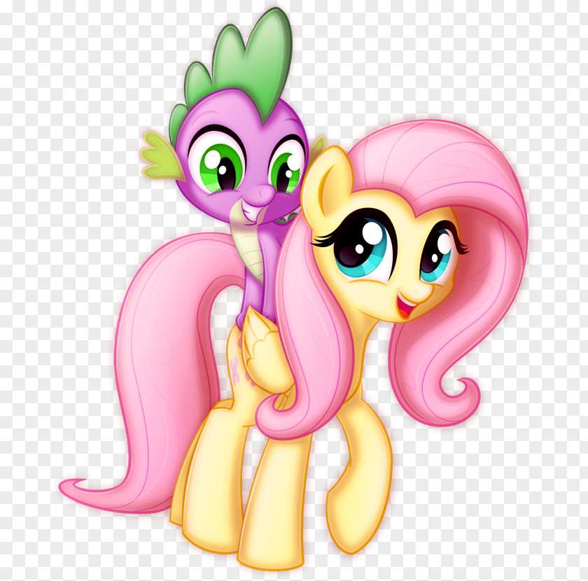 Dragon Spike Infant Fluttershy Equestria PNG