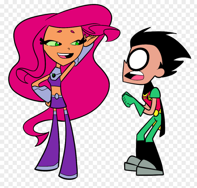 Eats Clipart Starfire Raven Beast Boy Robin Cyborg PNG