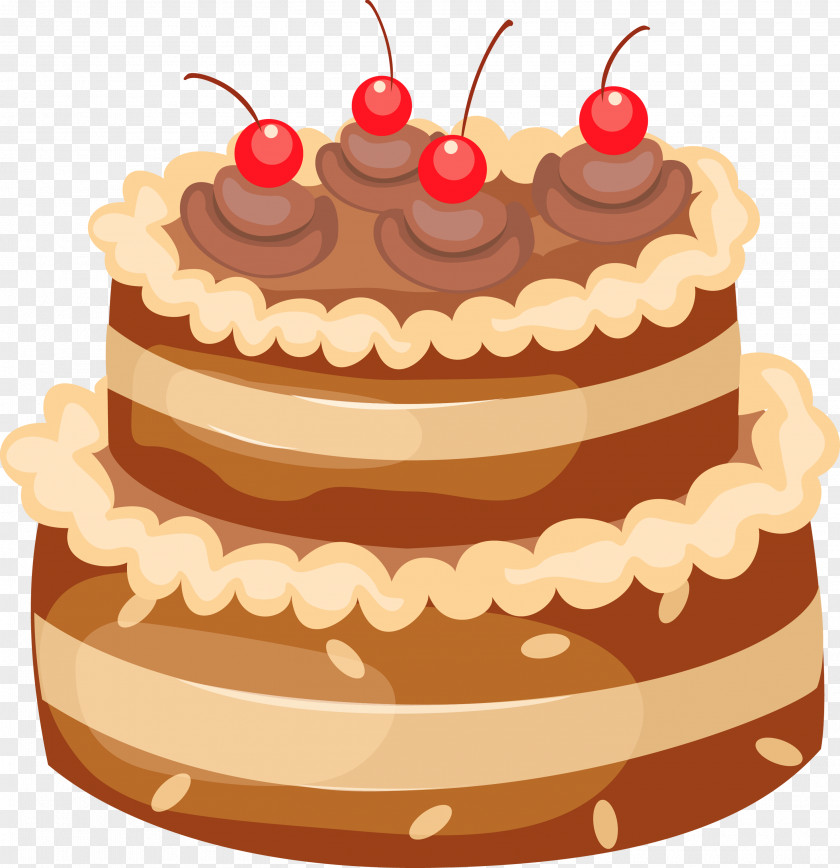 German Party Cliparts Chocolate Cake Birthday Wedding Butter Layer PNG