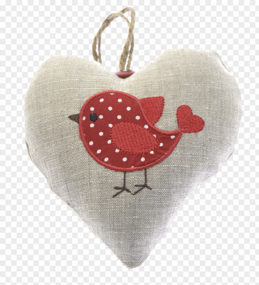 Heart Christmas Door Handle Textile PNG