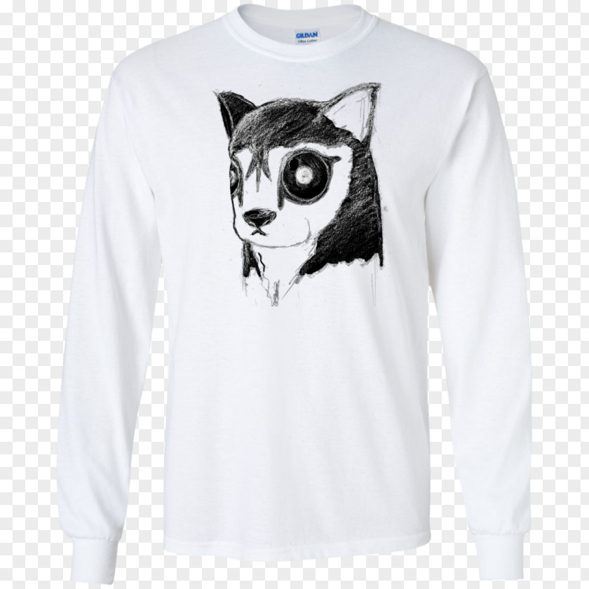 Husky Dog Long-sleeved T-shirt Outerwear PNG