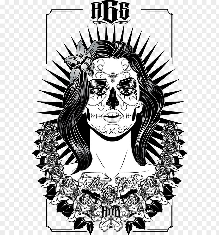 La Calavera Catrina Behance Visual Arts PNG