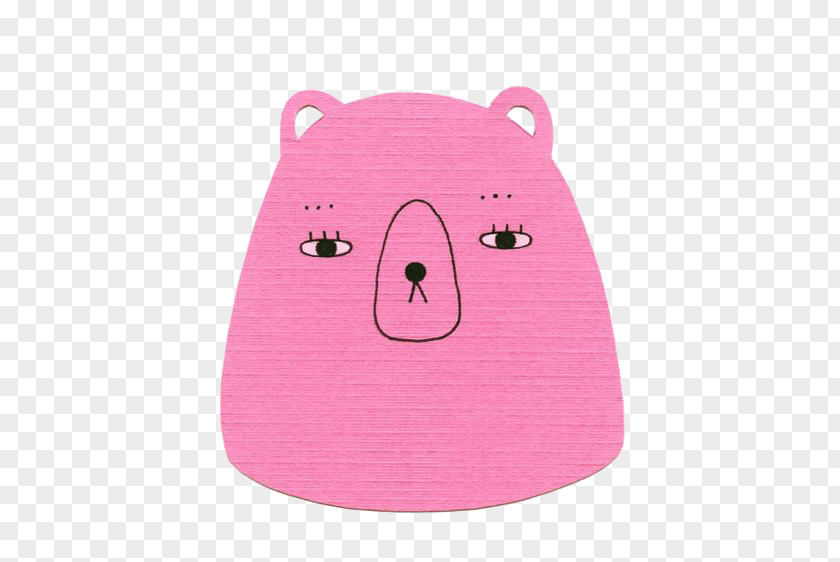 Pink Bear PNG