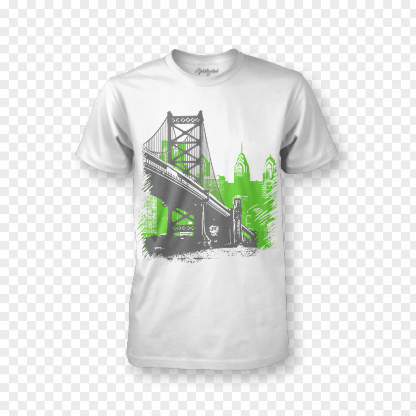 White And Green T-shirt Clothing Hoodie Neckline PNG