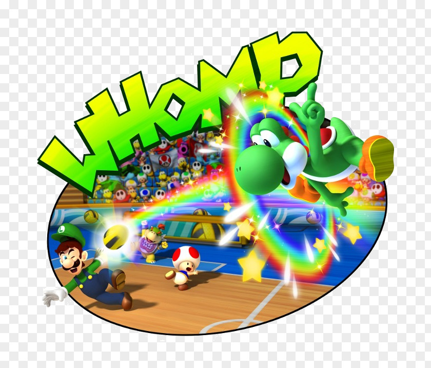 Mario Bros & Yoshi Super Bros. Luigi Sports Mix PNG