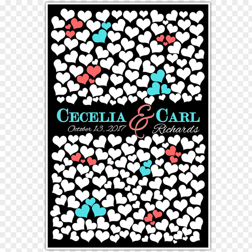 Personalized Wedding Guestbook Graphic Design PNG