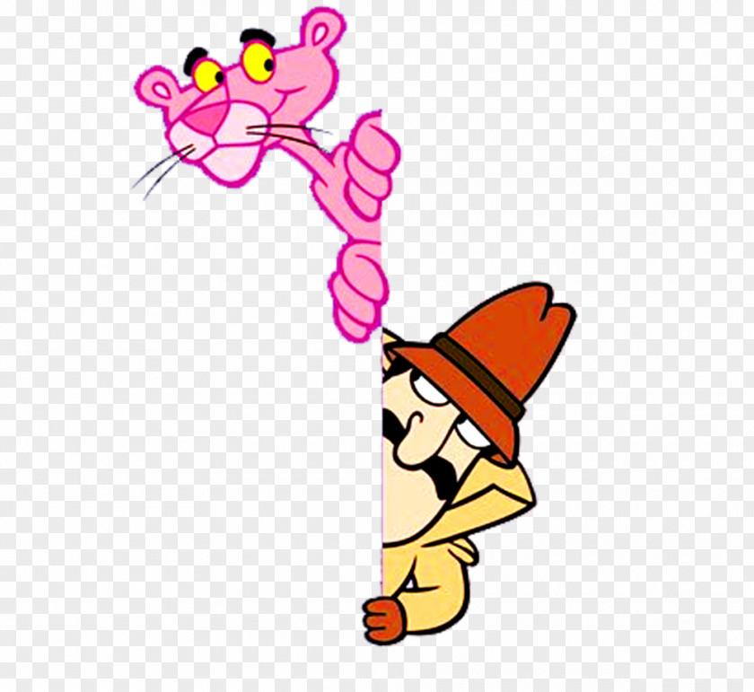 Pink Cartoon Inspector Clouseau The Panther Film PNG