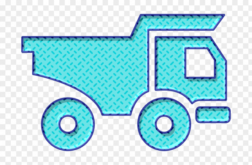 Truck For Construction Materials Transport Icon PNG