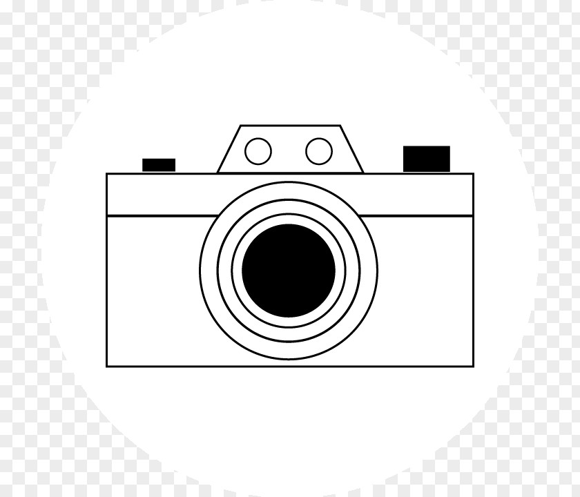 Camera Coloring Book Image Child Black And White PNG