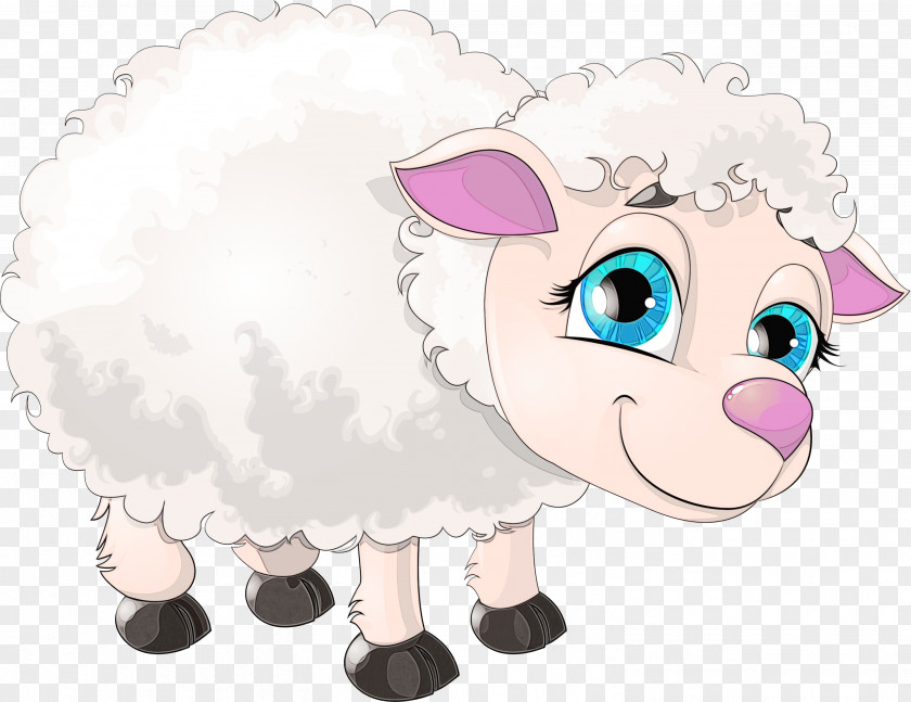 Cartoon Sheep Drawing Animation Goat PNG