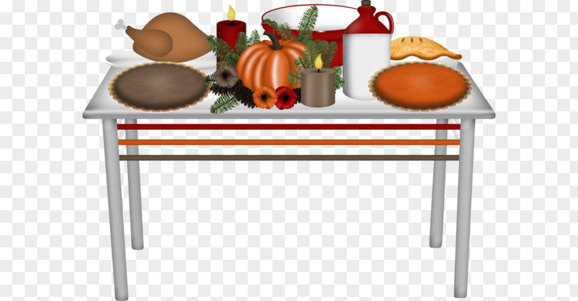 Center Table Pumpkin Thanksgiving Day PNG