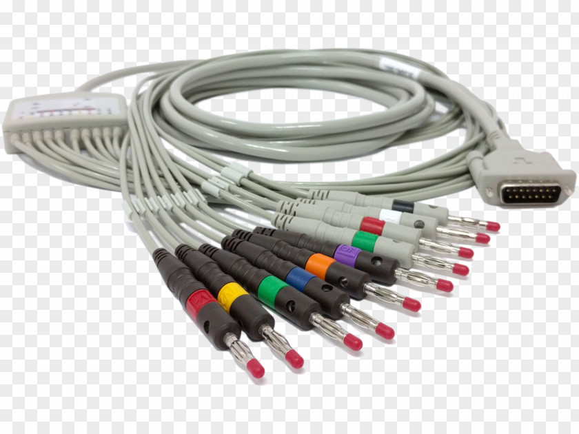 Electrocardiography Serial Cable Electrical Connector Data Transmission Physician PNG