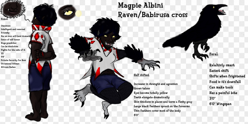 MAgpie Homo Sapiens Cartoon Character PNG