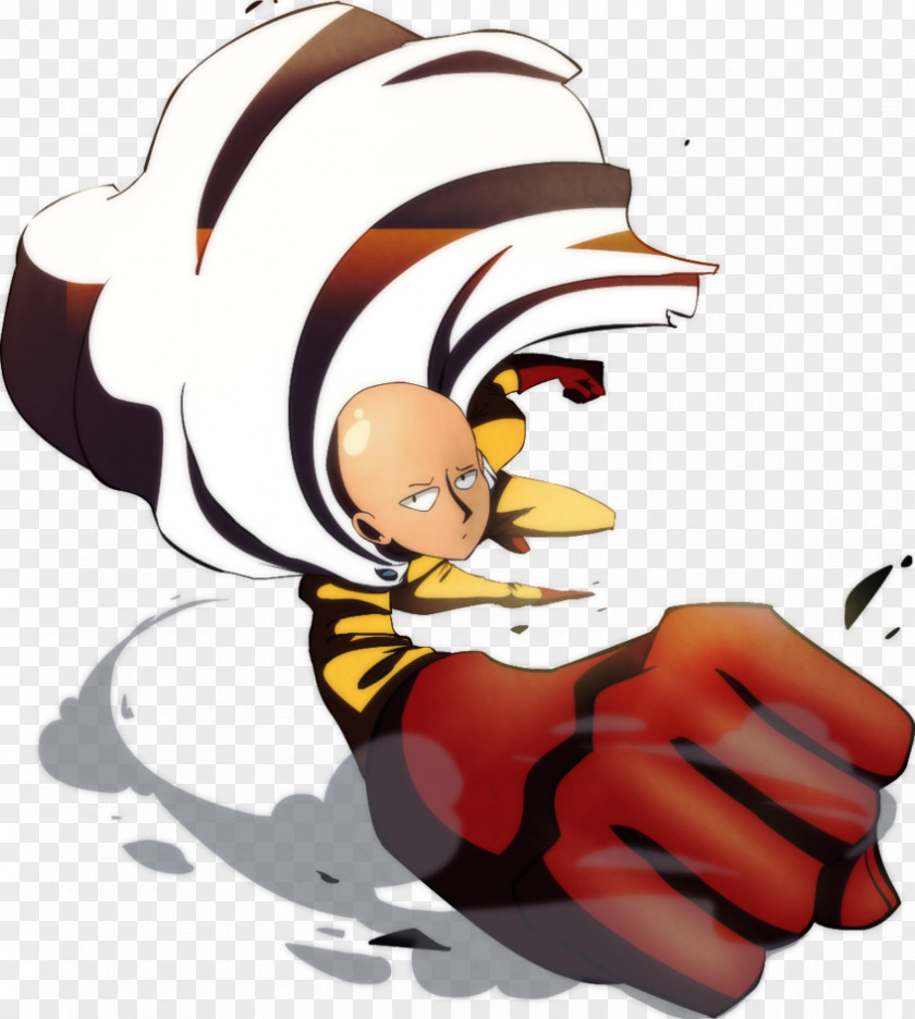 One Punch HD Man T-shirt Saitama PNG