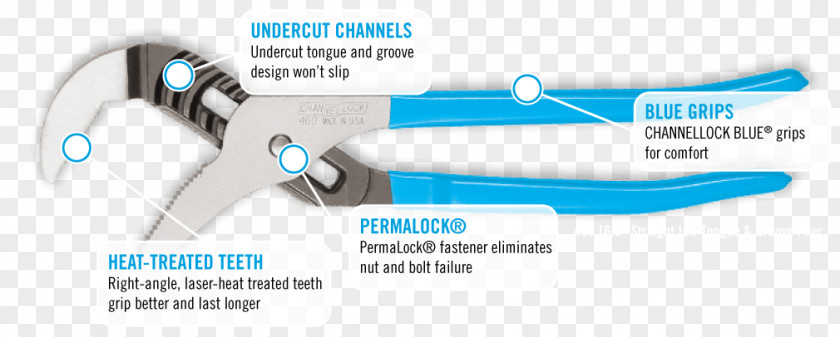 Tongue-and-groove Pliers Tool Channellock Household Hardware PNG