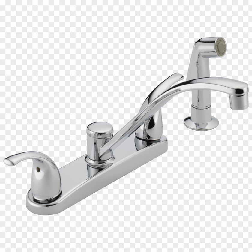 Faucet Tap Kitchen Handle Sink Stainless Steel PNG
