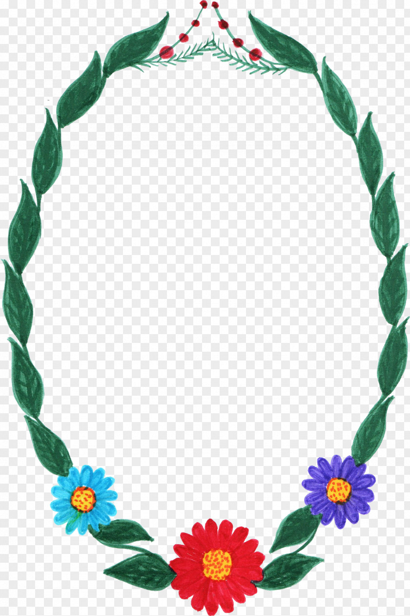 Floral Frame Flower Picture Frames Oval PNG