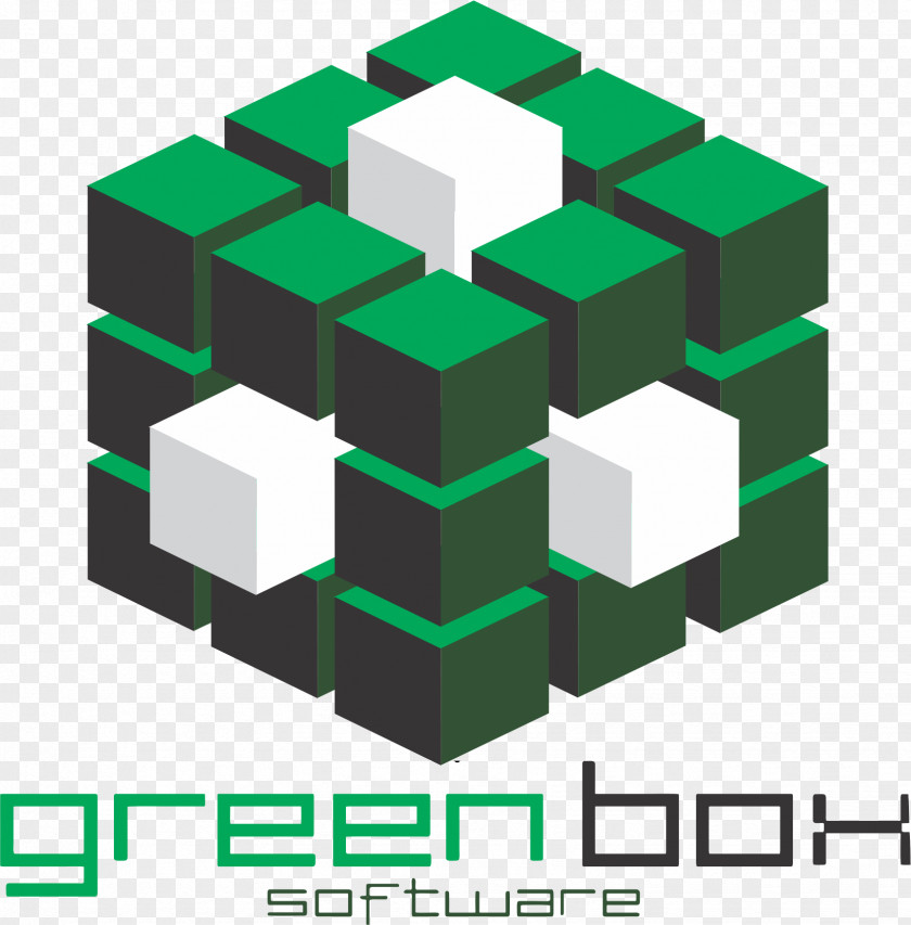 Green Box Logo Brand Line PNG